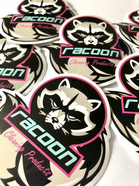 Aufkleber Racoon Logo