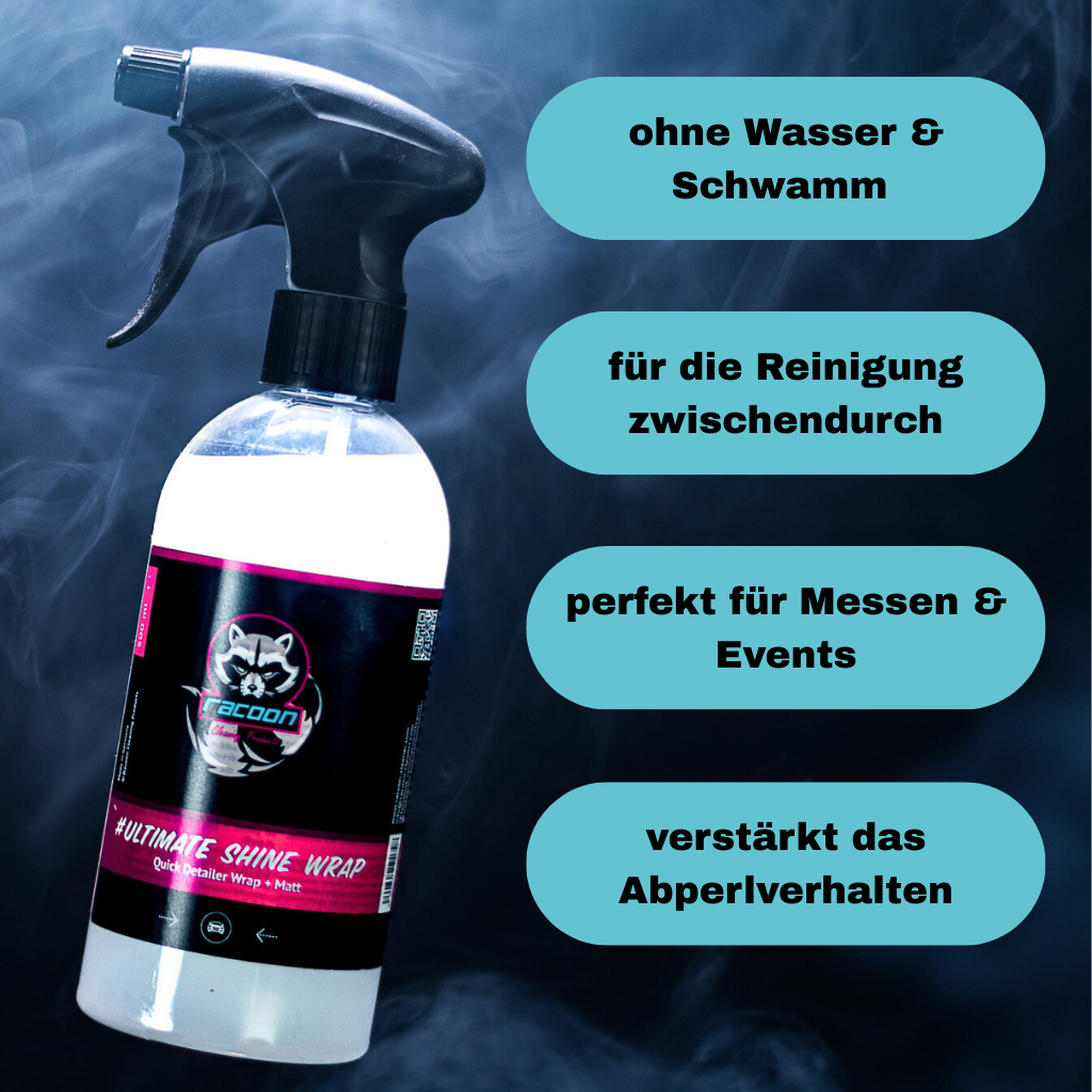 ULTIMATE SHINE WRAP - Quick Detailer Folien + Matt